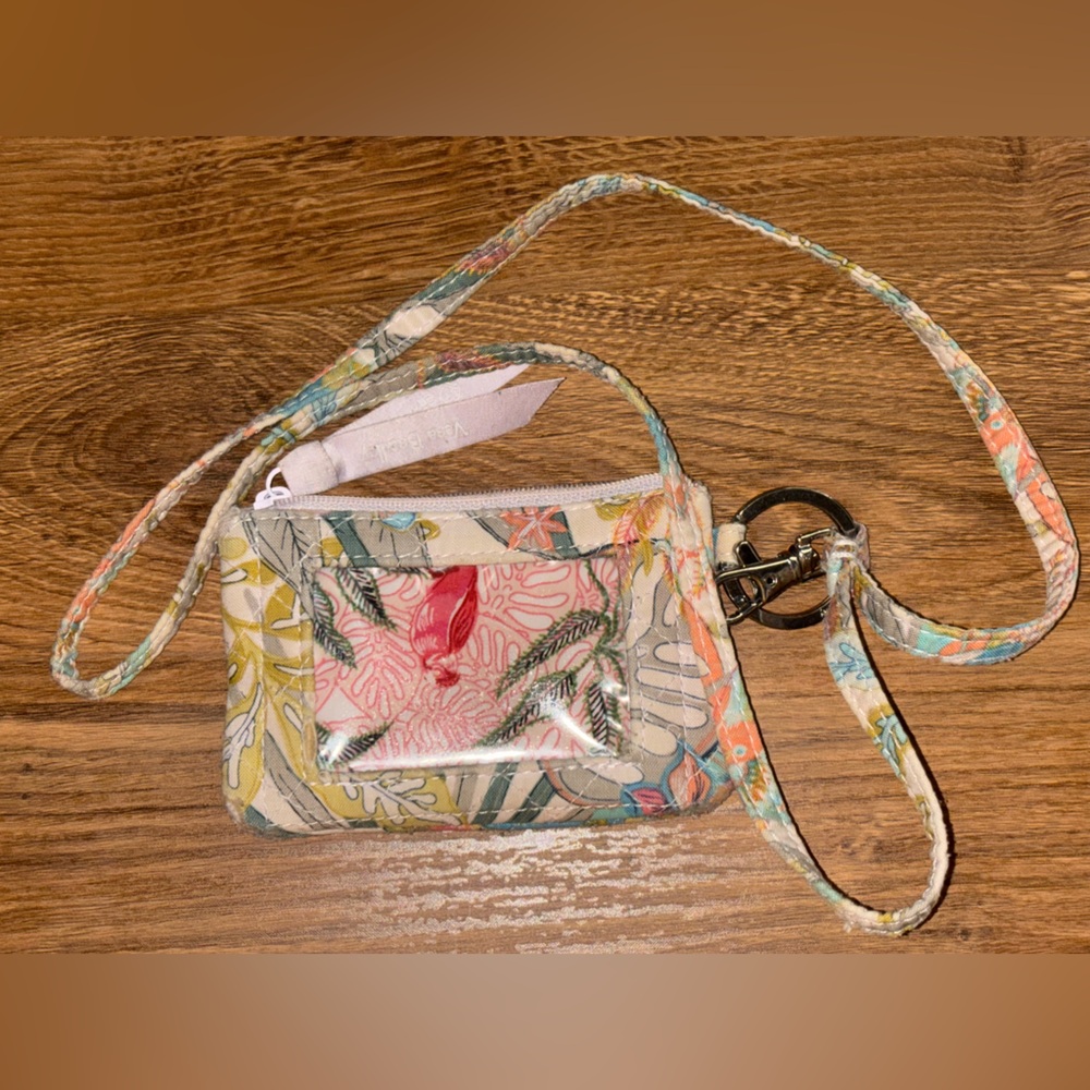 Vera Bradley Floral Lanyard ID Holder